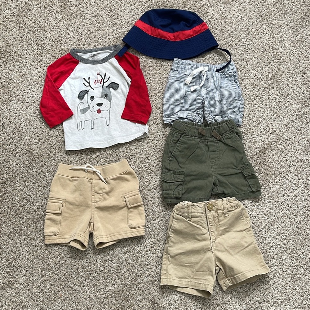 Baby Boy Infant Clothing Bundle - size 12 months and 12 - 18 months
